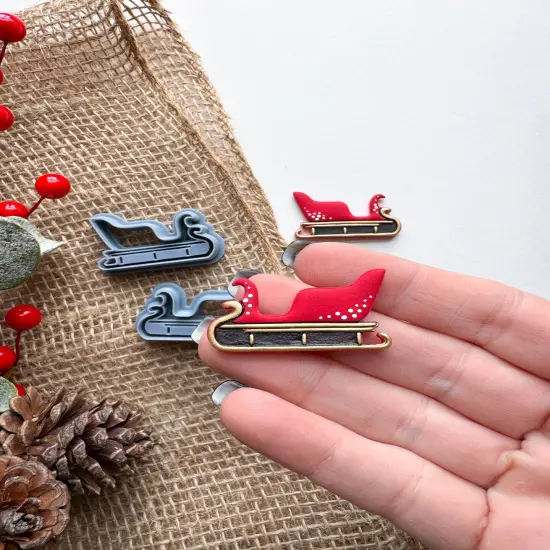 SLEIGH | CHRISTMAS | CLAY CUTTERS {3}