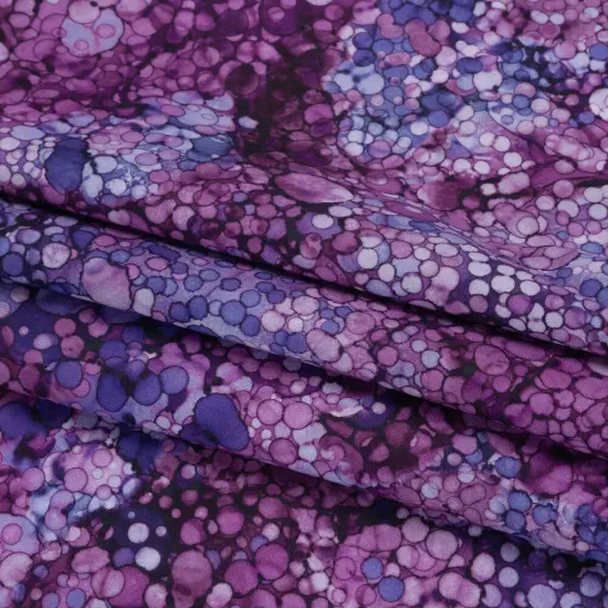 1 Yard Northcott Iris Bubbles Printed Quilting Cotton Fabric 43 Inches Width {1}