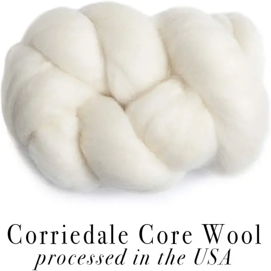 Complete Needle Felting Craft Starter Kit for Beginners, Premium Tools and Supplies, 17 Colors Wool, 6 Needles Color Coded, Wool Felting Pad, Leather Finger Guards, Storage Case {4}