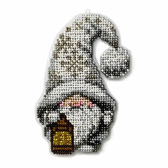 Set for embroidery with beads on a plastic base FLPL-086 {2}