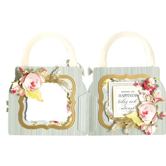 Luxury Stitched Purse Card Box Dies {3}