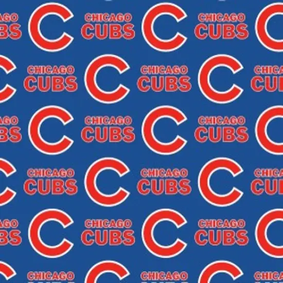 Licensed MLB Chicago Cubs Cotton 6635-B Fabric by the Yard {1}