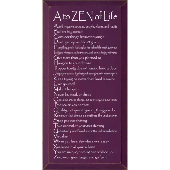 9 x 18 Inch Knotty Pine Wood Sign Rustic Distressed Wall Decor with Beveled Edges and Hanger Purple-White {5}