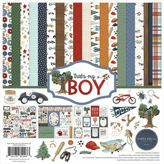 Carta Bella That's My Boy Collection Kit {1}