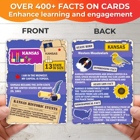 70 Piece Jigsaw Puzzles 50 Cards For Kids | USA {4}