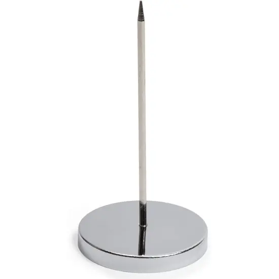 Juvale Receipt Holder - 6 Pack Ticket Stabbers, Stainless Steel Receipt Spike, Check Spindle for Restaurant, Office and Kitchen, Black and Silver, 2.75 x 5.5 Inches {2}