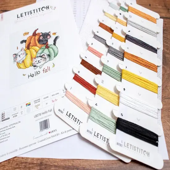 Hello Fall L8078 Counted Cross Stitch Kit {4}