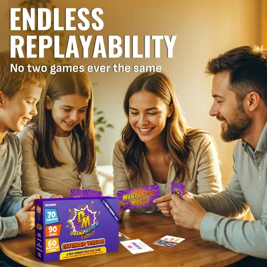 Drama Mayhem Family-Friendly Blank Card Expansion {5}