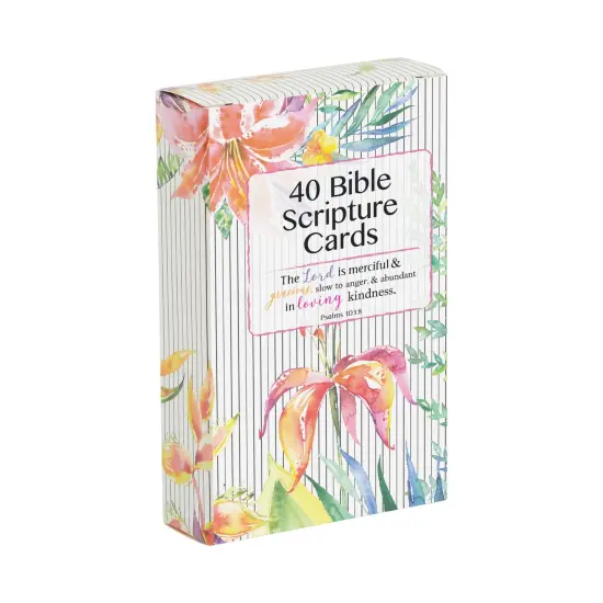 40 Pack Bible Verse Cards for Prayer, Sunday School, Inspirational Christian Gifts for Women (3 x 2 In) Multicolor {5}