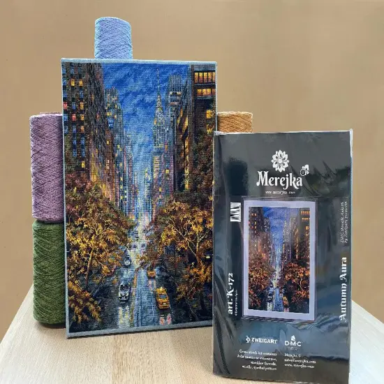 Autumn Aura K-172 Counted Cross-Stitch Kit {2}