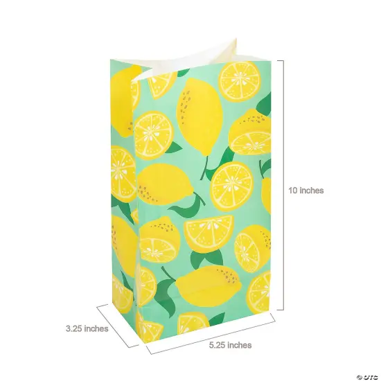 Lemon Party Treat Bags - 12 Pc. {3}