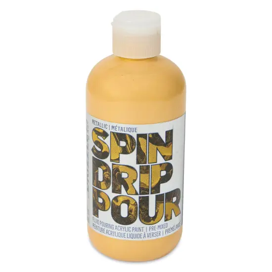 FolkArt Drizzle Acrylic Pouring Paint - Heart of Gold Metallic, 266 ml {1}