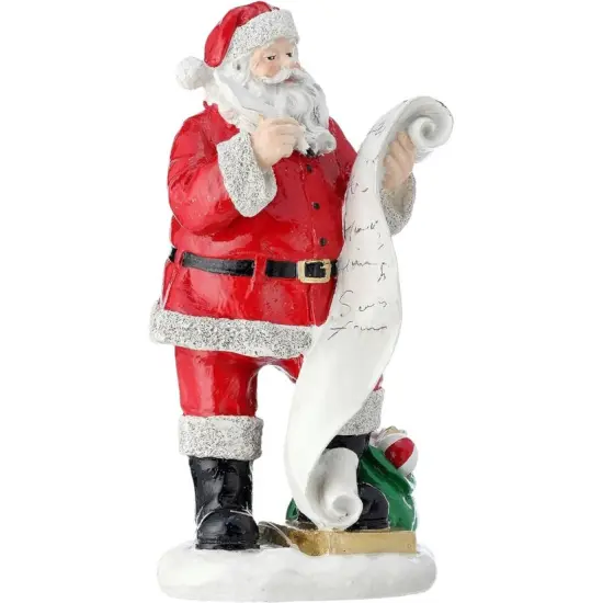 10" Santa Checking His List Twice {1}