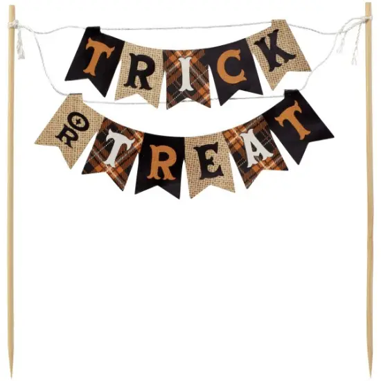 Trick or Treat Banner Layon {1}