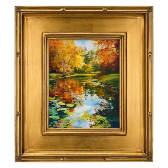 Creative Mark Museum Plein Aire Ornate Picture Frame - 2 Pack,Antique Gold - Hand-Leafed, High-End Antique Style Frames for Canvases - Open Back with No Glass or Backing {5}