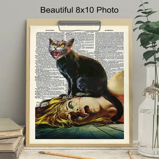 Cat Horror Movie Wall Art & Decor {3}