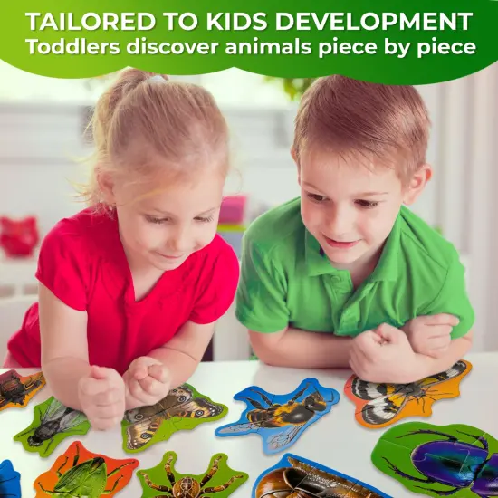 40 Piece Step Up Puzzles for Toddlers | Bugs {4}