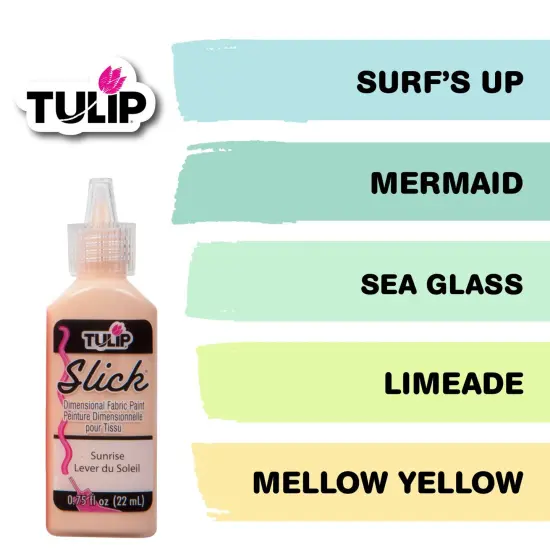 Tulip Dimensional Fabric Paint Slick Pastels 10 Pack {4}