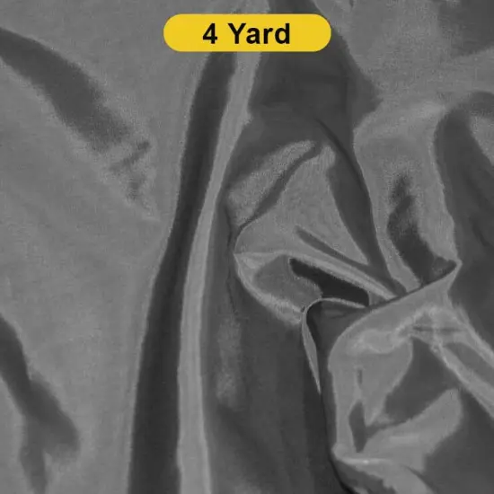 Soft Yet Durable Polyester Lining Fabric for Apparel & Event Decor 60" Wide Grey {1}