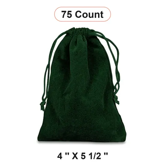 Velour Gift Pouches 4" x 5 1/2" Jewelry Bags {1}