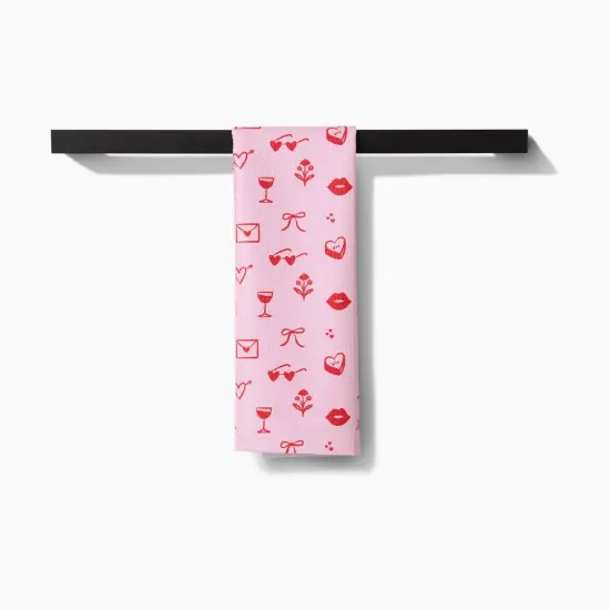 VALENTINE DOODLES TEA TOWEL {4}