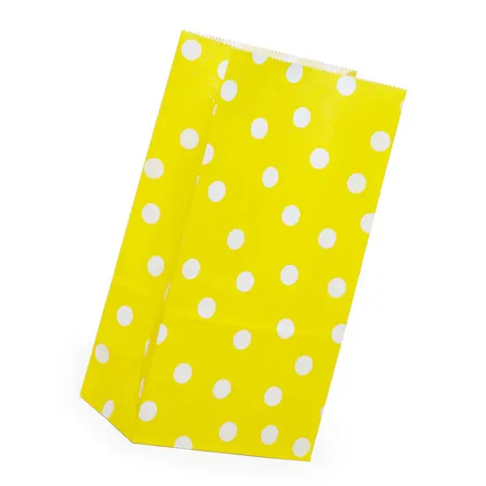 Dot Patterned Sos Food Bags 5'' x 3'' x 9 1/2'' Packaging {4}