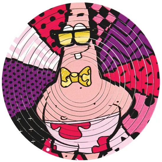 Spin Flip Puzzle: Spongebob & Patrick - 12 Rings - 2-In-1: Double-Sided Puzzle, Spin-Flip-Solve, 360 Degress Of Puzzling, Licensed, Adults & Kids 8+ {5}