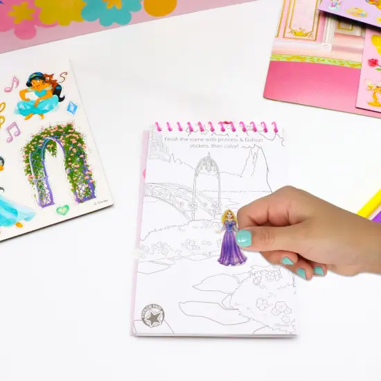 Tara Toy: Activity Tote - Disney Princess - All-In-1, Store Everything Inside The Character Tote, Color-Sticker-Pad Activities, Play Scenes, Kids 3+ {5}