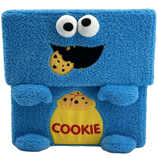 Sesame Street: Storables 12" Box - Cookie Monster - Character Themed Bin, Fabric Storage Container, Opening Top Lid, Holds Toys Books & More, Licensed {1}