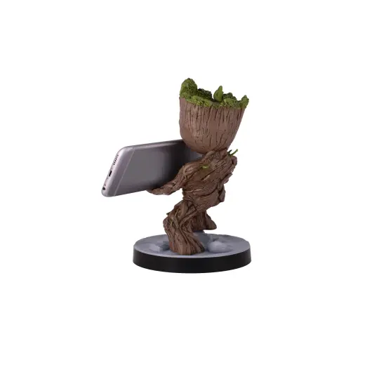 Exquisite Gaming: Guardians of The Galaxy: Toddler Groot - Original Mobile Phone & Gaming Controller Holder, Device Stand, Cable Guys, Marvel Licensed Figure {5}