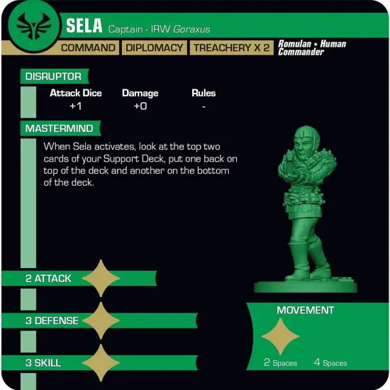 Star Trek Away Missions: Commander Sela Romulan Expansion {6}
