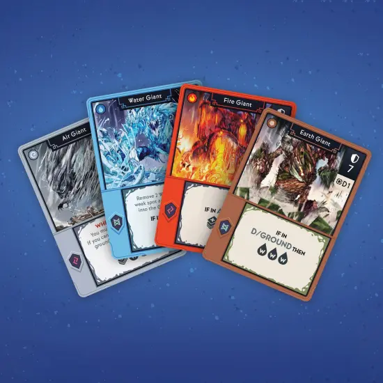 Renegade Games: Wraith & The Giants - A Solo Hero Series Game - A Solitaire Game Of Epic Battles With Elemental Giants, Ages 14+, 1 Player, 30-45 Mins {5}