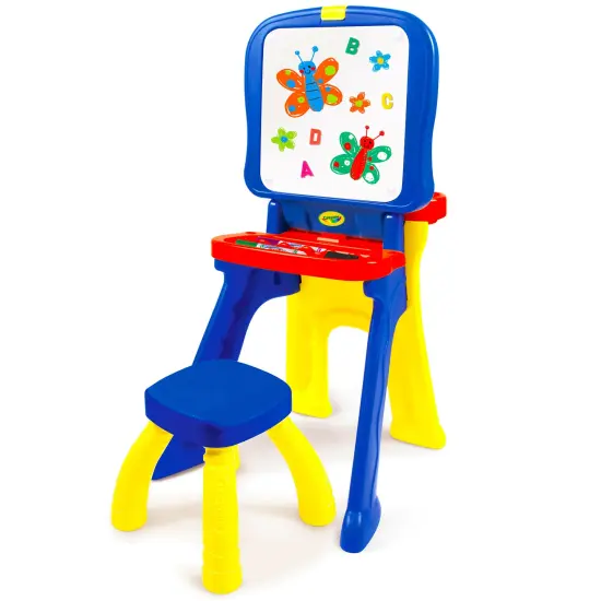 Crayola: Triple-The-Fun Art Studio - Converts Into Activity Desk, Includes Stool, Magnetic Dry Erase Board, Ages 3+ {5}