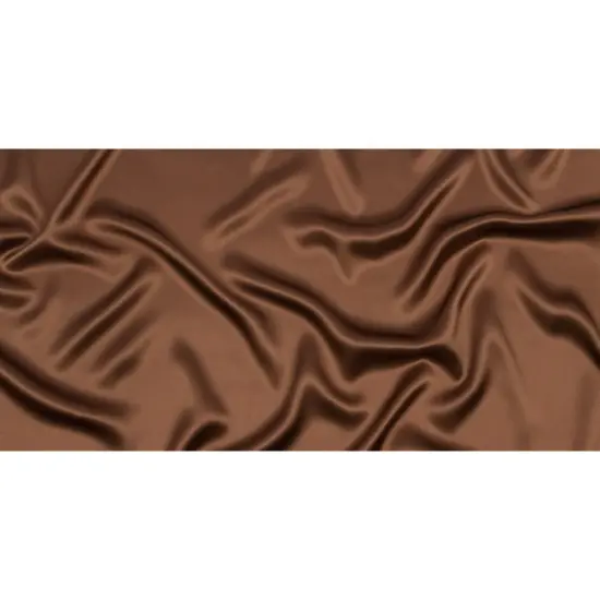 1 Yard 100% Silk Charmeuse Light Brown Luxurious Fabric 44" Wide for Gowns, Dresses & Blouses {4}