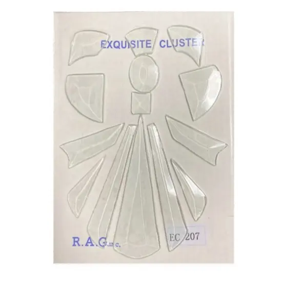 5" x 9-1/4" Exquisite Clear Glass Angel Bevel Cluster EC207 {3}