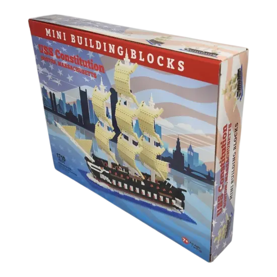 Mini Building Blocks - USS Constitution Boston MA {4}