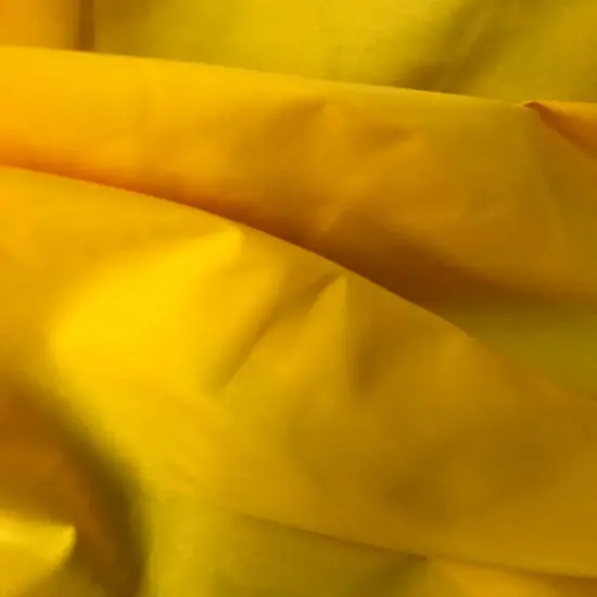1 Yard Poly Cotton Fabric in Mango Yellow Lightweight, Bright & Soft, 58/59" Width {1}