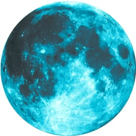 Blue Moon Ceramic Car Coaster Set 2.56" (2 Pack) {1}