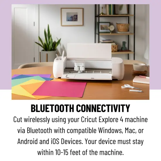 Cricut Explore 4 Electric Cutting Machine with Vinyl and Iron-On Sheets Bundle {4}