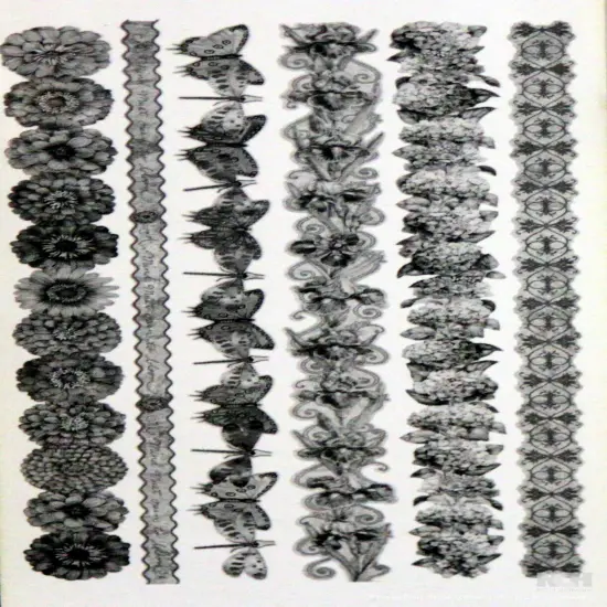 K & Company Tim Coffey Cottage Garden Cool Adhesive Borders {2}