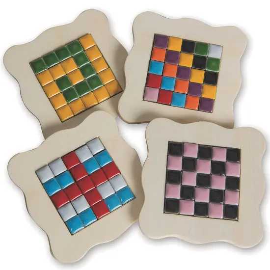 Tiny Tile Coasters Craft Kit (Pack of 16) {1}