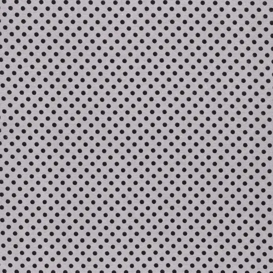 Mook Fabrics Polka Dot Flannel Fabric [43 in. Wide] - By The Yard Grey/Black {1}