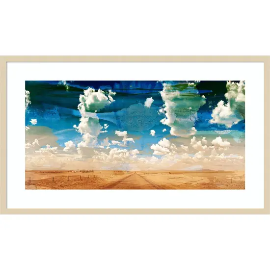 Country Road by Sisa Jasper Wood Framed Wall Art Print {1}