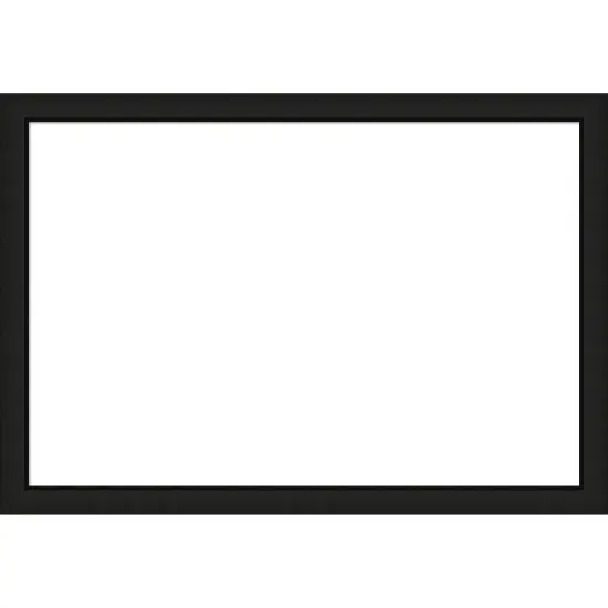 Midnight Black Narrow Framed Dry Erase Magnetic Board {1}