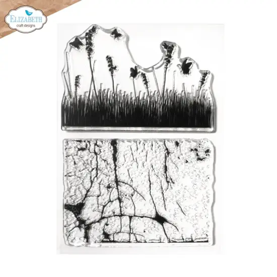 Elizabeth Craft Clear Stamps-Cracked Fields {1}