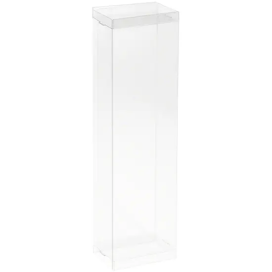DollSafe Clear Folding Display Box for thin 8.5-9.5 inch Dolls and Action Figures, 3" W x 2" D x 10" H {1}