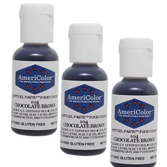Burnt Umber Gel Paste Food Color for Rich Brown Tinting in Cakes and Desserts {6}