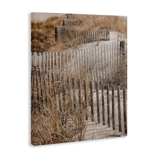 Stupell Industries Snaking Beach Fence Canvas Wall Art Design by LSR Design Studio {3}