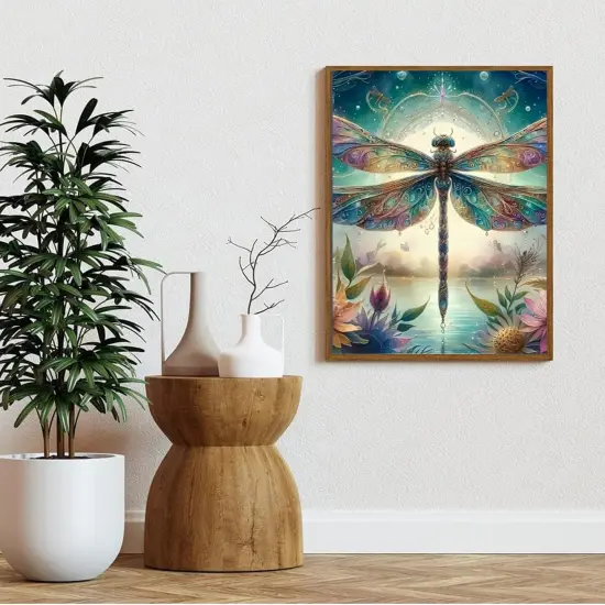 Dragonfly 5D Diamond Painting Kits for Adults Beginners,12x16 Inch {2}