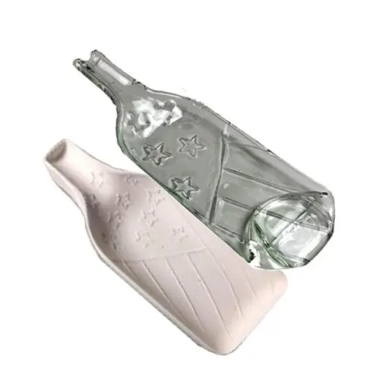 13.5" x 6.25" x 2.25" Star Bottle Slumping Glass Fusing Kiln Mold {1}